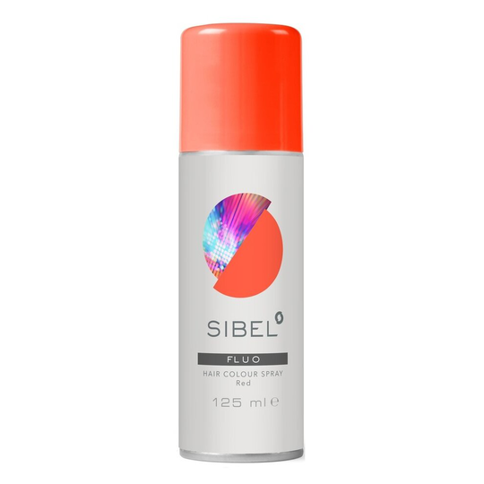 Sibel Fluorescent Hair Colour Spray Red 125ml