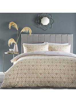 Furn Bee Deco Duvet Cover Set In Champagne