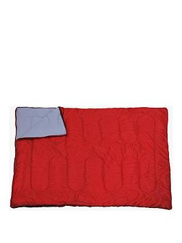 Trekker 300 Double Sleeping Bag Red/ Grey