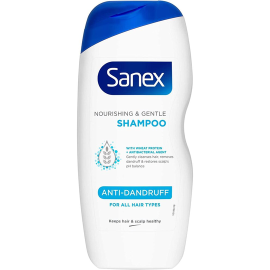 Sanex Anti-dandruff Shampoo 250ml Gentle Cleanse For all Hair Types