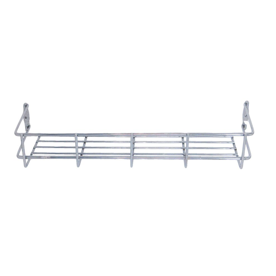 (1 Tier) Spice Rack Wall Mounted Chrome Plated with Fixings