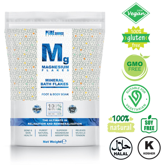 (10Kg) Magnesium Flakes Vegan Gluten Free GMO Free Halal