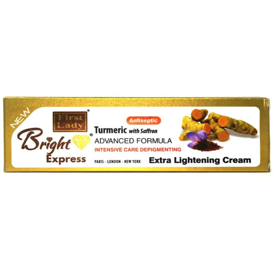 Bright Express Turmeric & Saffron Extra Skin Lightening Cream Tube 50g - Antiseptic