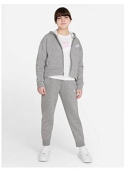 Nike Girls Nsw Club Fleece Pants - Grey Heather