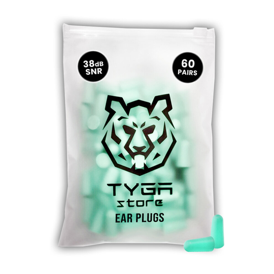 (30 Pairs) TYGA Store Soft Foam Sleeping Ear Plugs (38dB SNR)