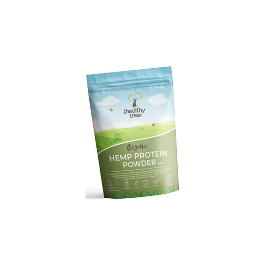 Organic Hemp Protein Powder by TheHealthyTree Company Harvested in Europe Vegan High in Omega3 Iron Amino Acids and Magnesium Raw Hemp Protein 600g