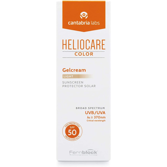 Heliocare Gelcream Colour Light SPF 50 50ml / Sun Cream For Face