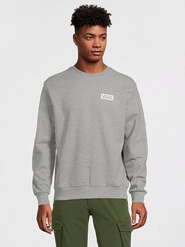 Vans Relaxed Fit Crew - Light Grey Heather