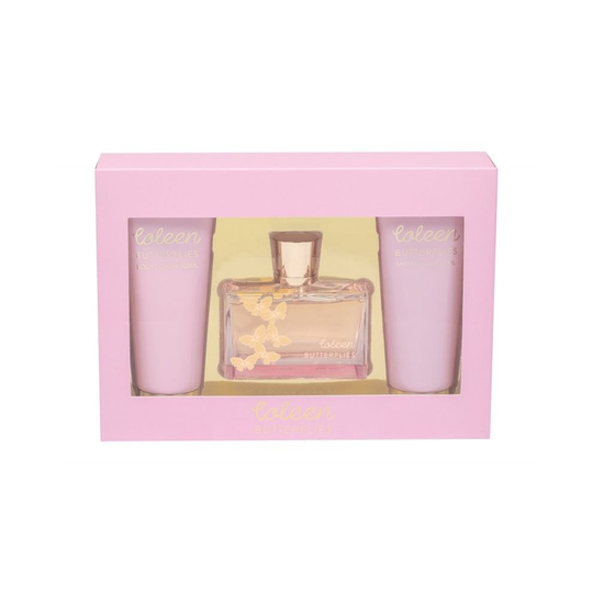 Coleen Butterflies Edt 100 ml + Body Lotion 100 ml + Shower Gel 100 ml