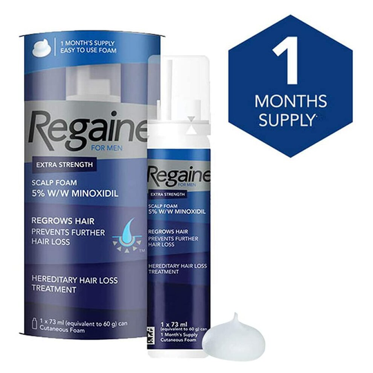 Regaine Extra Strength Scalp Foam for Men 73ml (1 month)