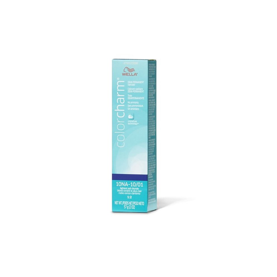 (10NA - 10/01 Lightest Ash Blonde ) Wella Color Charm 10NA Lightest Ash Blonde Demi - Permanent Haircolor