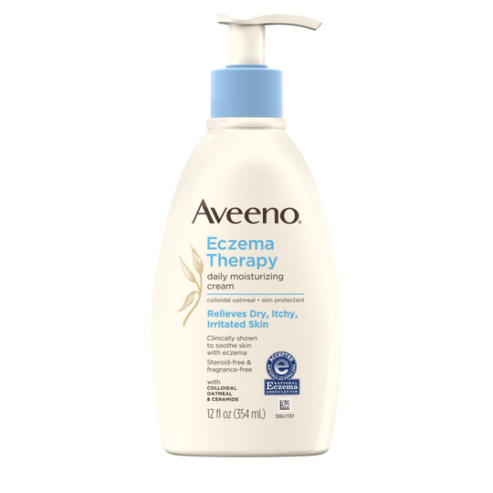 AVEENO ECZEMA THERAPY MST CRM 12 OZ