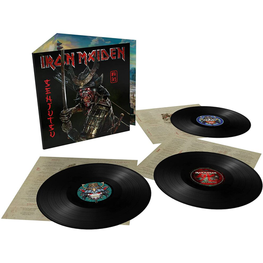 IRON MAIDEN - Senjutsu Deluxe heavyweight 180G Black 3LP