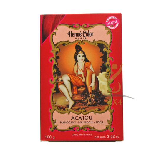 Mahogany Henna Hair Colour Natural Ammonia Free Colouring Powder 100g
