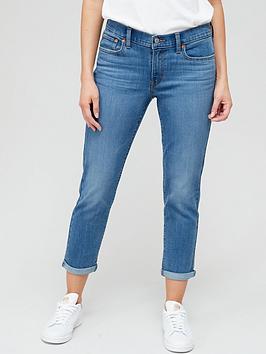 Levi'S Mid Rise Boyfriend Jean - Lapis Gem