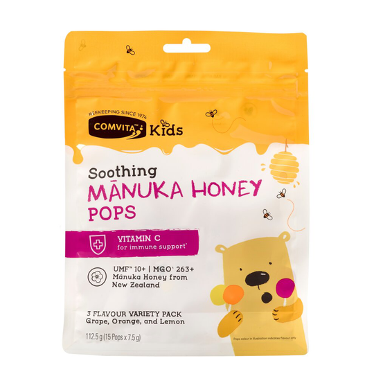 Comvita Children's Lemon & Honey Lollipops 15 Units