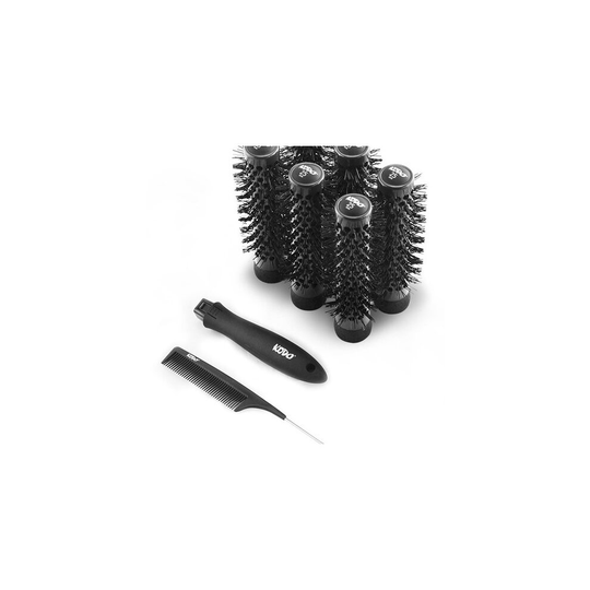 Kodo Lock & Roll Brush Set Black 25mm