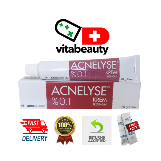 (3 tube (60g)) ACNELYSE Anti-ageing, Skin Peeling, Acne Treatment Retinol Retinoid Tretinoin 0.1%