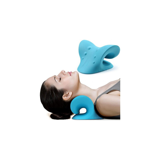 (B) Neck Shoulder Stretcher Relaxer Cervical Chiropractic Traction Device