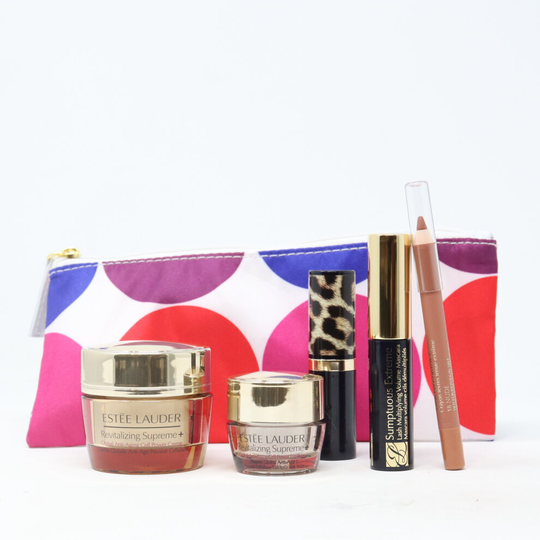 Estee Lauder Skincare And Makeup 6 Pcs Set / New With Bag