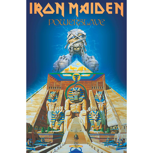 Iron Maiden Poster Textile Flag Powerslave Album Cover Official New 70cm x 106cm