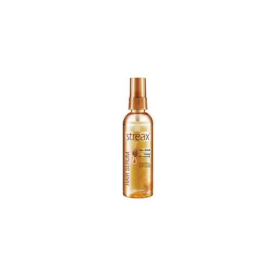 Streax Hair Serum Enriched with Walnut Oil Gives Frizz-free Satin Smooth Hair 100ml (3.5 Oz)