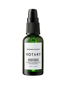 Votary Super Boost Night Drops - Cbd And Strawberry Seed