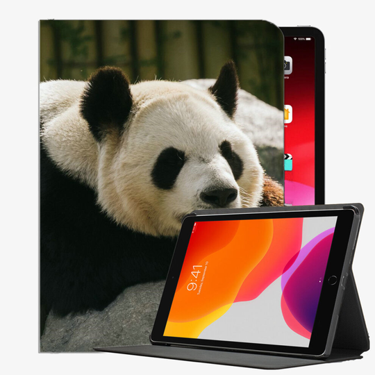 (iPad Pro 2021 2020 2018 12.9in) Panda Animal Sleep Case Slim Shell Cover For iPad iPad Pro 12.9 inch