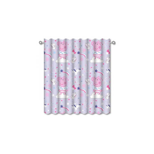 Peppa Pig Sleep Ready Made and to Hang Curtains 66" x 72"