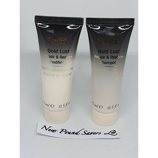 Oribe Gold Lust Repair & Restore Shampoo & Conditioner Set 15ml