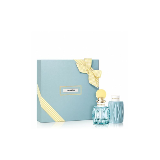 Miu Miu L'Eau Bleue Eau de Parfum Spray 50ml Gift Set