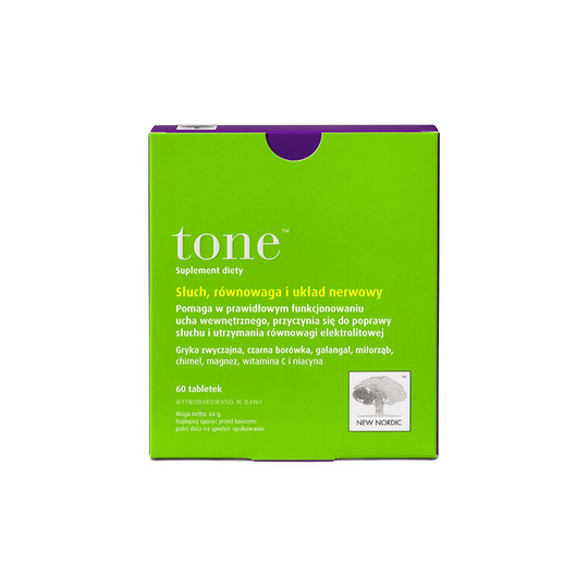 New Nordic Tone supplement for hearing - 60tablets