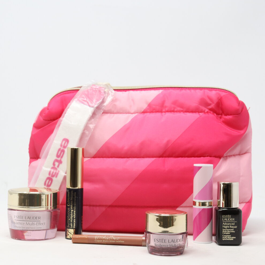 Estee Lauder Skincare And Makeup 7 Pcs Set / New With Bag