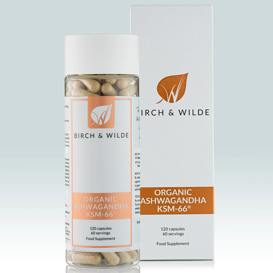 Birch & Wilde Ashwagandha KSM-66, 120 Capsules