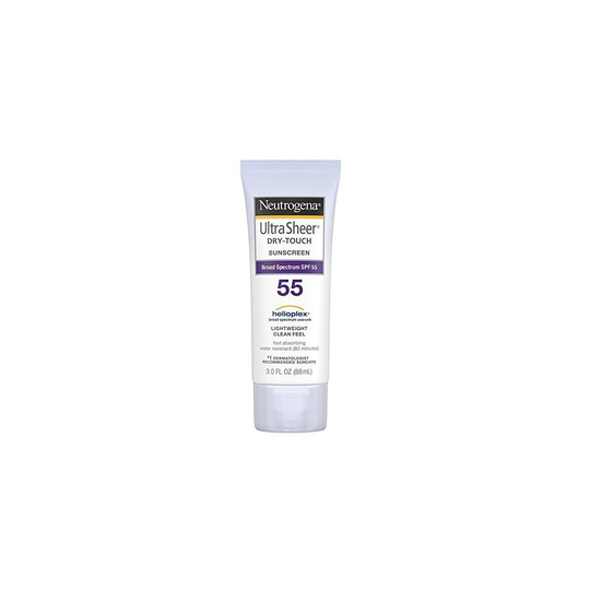 Neutrogena Ultra Sheer Dry Touch Sunscreen Spf 55 3 Ounces Pack Of 2
