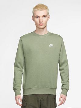 Nike Nsw Club Fleece Crew Sweat - Green