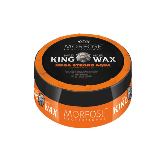 MORFOSE - MAD KING HAIR WAX - MEGA STRONG AQUA - CONTROL MANIAC - 175ml