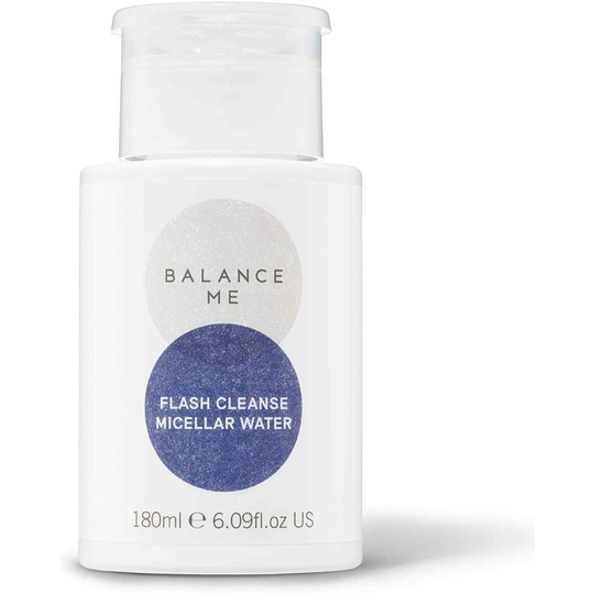 Balance Me Flash Cleanse Micellar Water â Facial Cleanser â Removes Dirt & Make-Upââ With Hyaluron