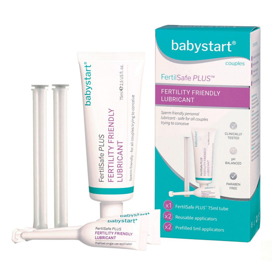 Babystart FertilSafe Plus 75ml Tube + Applicators Friendly Fertility Lubricant