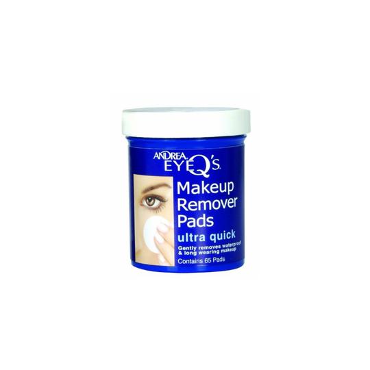 Andrea Eye Qs Ultra Quick Eye Makeup Remover Pads, 65-Count (Pack of 3)