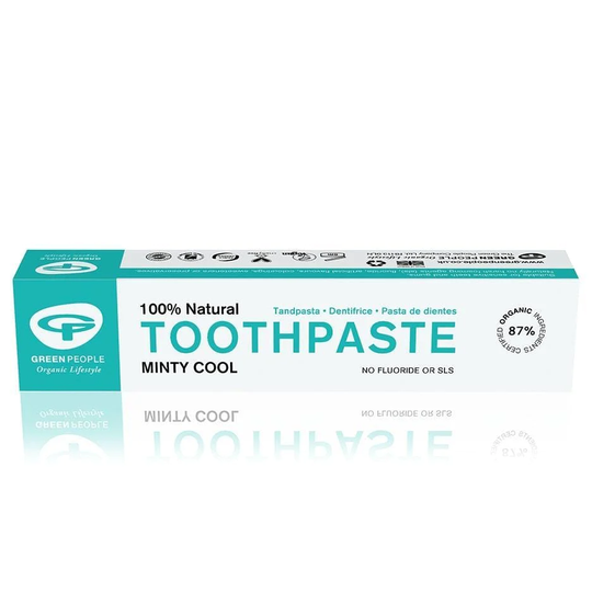 Green People Minty Cool Toothpaste, 50ml, Mint