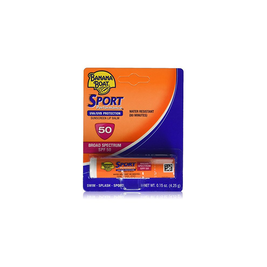 Banana Boat Sport Spf 50 Sunscreen Lip Balm, 6 Count