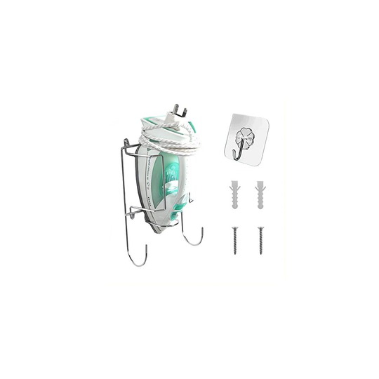 Meshopapa Steam Iron Holder or Ironing Board Hanger Wall Mount For Home Organisation