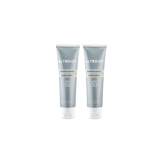 ALTRUIST. Dermatologist Sunscreen SPF 50 â Superior 5-star UVA protection by Dr Andrew Birnie, suitable for sensitive skin - one pack with