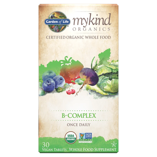 Garden Of Life mykind Organics Vitamin B, 30 Capsules