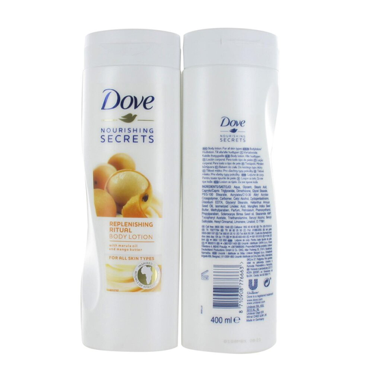 Dove Nourishing Secrets Replenishing Ritual 400ml Body Lotion with Mango and Marula