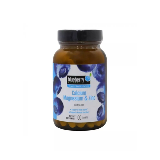 Blueberry Naturals Calcium Magnesium & Zinc Tablet 100's