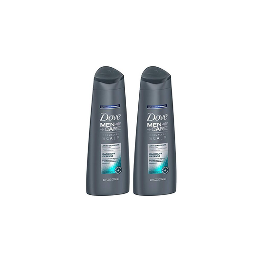 Dove Men+Care Dermacare Scalp 2-in-1 Shampoo + Conditioner, Dandruff Defense, 12 Ounce (Pack of 2)
