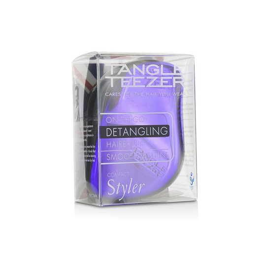 Compact Styler On-the-go Detangling Hair Brush - # Purple Dazzle - 1pc