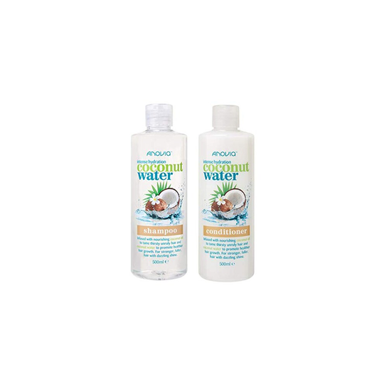 Pack of 2 Anovia Intense Hydration Coconut Water Shampoo and Conditioner - 500ml